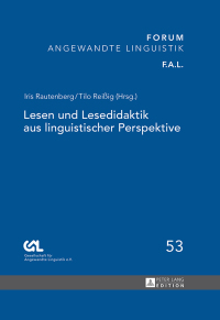 Cover image: Lesen und Lesedidaktik aus linguistischer Perspektive 1st edition 9783631656389