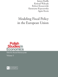 Omslagafbeelding: Modeling Fiscal Policy in the European Union 1st edition 9783631658307