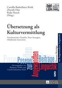 Cover image: Uebersetzung als Kulturvermittlung 1st edition 9783631657478