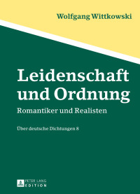 Imagen de portada: Leidenschaft und Ordnung 1st edition 9783631657102