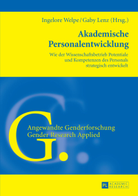 Cover image: Akademische Personalentwicklung 1st edition 9783631657089