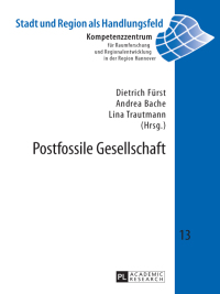 Cover image: Postfossile Gesellschaft 1st edition 9783631654279