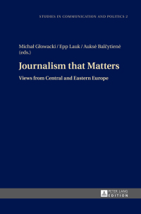 Cover image: Journalism that Matters 1st edition 9783631654217