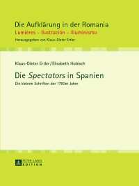 Cover image: Die «Spectators» in Spanien 1st edition 9783631654200