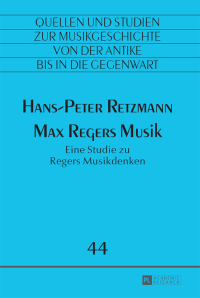 Cover image: Max Regers Musik 1st edition 9783631656174