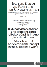 Cover image: Bildungswissenschaften und akademisches Selbstverstaendnis in einer globalisierten Welt- Education and Academic Self-Concept in the Globalized World 1st edition 9783631656105