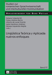 Imagen de portada: Lingueística Teórica y Aplicada: nuevos enfoques 1st edition 9783631655870