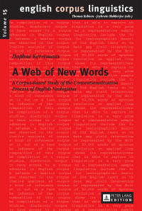 Cover image: A Web of New Words 1st edition 9783631655788