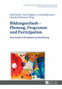Cover image: Bildungsurlaub – Planung, Programm und Partizipation 1st edition 9783631655610