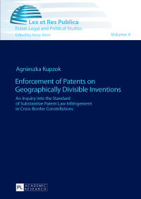 Immagine di copertina: Enforcement of Patents on Geographically Divisible Inventions 1st edition 9783631655573