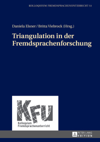 صورة الغلاف: Triangulation in der Fremdsprachenforschung 1st edition 9783631655177