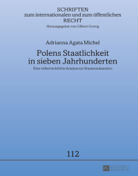 Cover image: Polens Staatlichkeit in sieben Jahrhunderten 1st edition 9783631654675