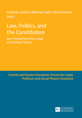 Cover image: Law, Politics, and the Constitution 1st edition 9783631654644