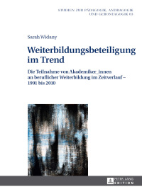 Cover image: Weiterbildungsbeteiligung im Trend 1st edition 9783631652411