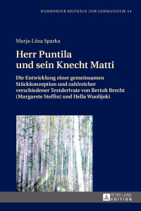 صورة الغلاف: Herr Puntila und sein Knecht Matti 1st edition 9783631652329