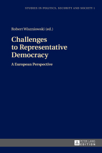 Imagen de portada: Challenges to Representative Democracy 1st edition 9783631652312