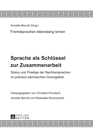 Cover image: Sprache als Schluessel zur Zusammenarbeit 1st edition 9783631653944
