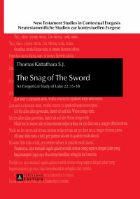 Immagine di copertina: The Snag of The Sword 1st edition 9783631653531
