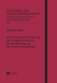 صورة الغلاف: Ein Konzept zur Umsetzung der Ausgleichsfunktion bei der Bemessung des Schmerzensgeldes 1st edition 9783631652855