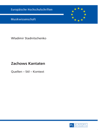 Cover image: Zachows Kantaten 1st edition 9783631650400
