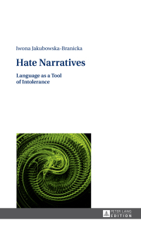 Cover image: Hate Narratives 1st edition 9783631649923