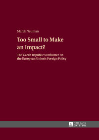 Cover image: Too Small to Make an Impact? 1st edition 9783631652060