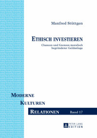 Titelbild: Ethisch investieren 1st edition 9783631651803