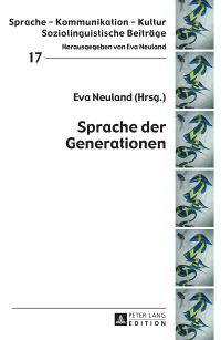 Titelbild: Sprache der Generationen 1st edition 9783631651445
