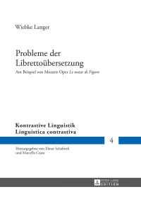 Cover image: Probleme der Librettouebersetzung 1st edition 9783631651315