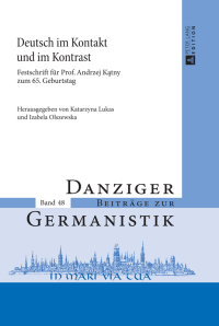 صورة الغلاف: Deutsch im Kontakt und im Kontrast 1st edition 9783631651124