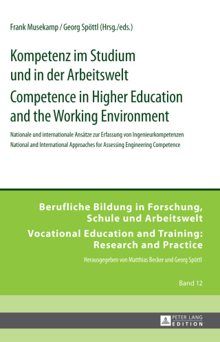 Cover image: Kompetenz im Studium und in der Arbeitswelt- Competence in Higher Education and the Working Environment 1st edition 9783631651049