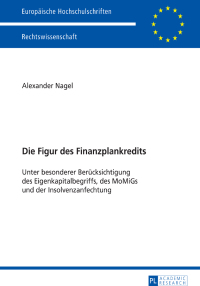 Imagen de portada: Die Figur des Finanzplankredits 1st edition 9783631650714