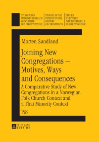 Cover image: Joining New Congregations – Motives, Ways and Consequences 1st edition 9783631650639
