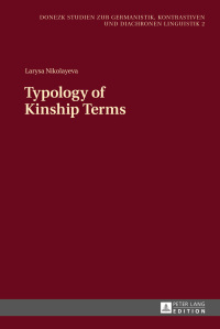 Titelbild: Typology of Kinship Terms 1st edition 9783631648162