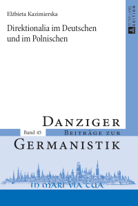 Imagen de portada: Direktionalia im Deutschen und im Polnischen 1st edition 9783631649657