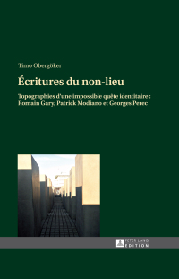 Titelbild: Écritures du non-lieu 2nd edition 9783631649329