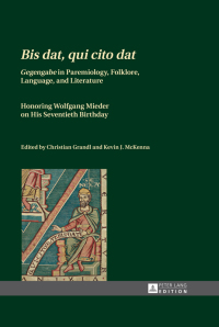 Cover image: «Bis dat, qui cito dat» 1st edition 9783631648728