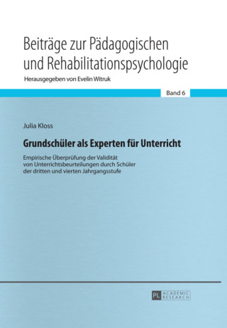 Cover image: Grundschueler als Experten fuer Unterricht 1st edition 9783631648698
