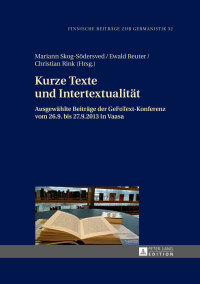 Imagen de portada: Kurze Texte und Intertextualitaet 1st edition 9783631647325