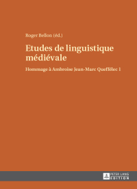 Immagine di copertina: Etudes de linguistique médiévale 1st edition 9783631647226