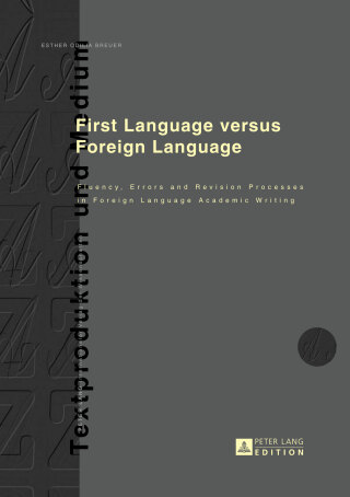 Cover image: First Language versus Foreign Language 1st edition 9783631646984