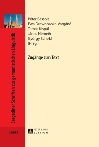 Imagen de portada: Zugaenge zum Text 1st edition 9783631646786