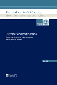 صورة الغلاف: Literalität und Partizipation 1st edition 9783631646700