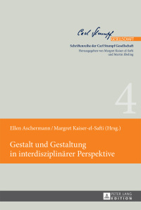Cover image: Gestalt und Gestaltung in interdisziplinaerer Perspektive 1st edition 9783631646328