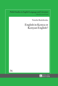 Cover image: English in Kenya or Kenyan English? 1st edition 9783631643990