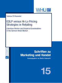 Cover image: EDLP versus Hi-Lo Pricing Strategies in Retailing 1st edition 9783631643570