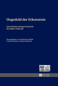 Cover image: Ungeduld der Erkenntnis 1st edition 9783631643419