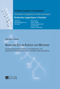 Imagen de portada: Raum und Zeit im Kontext der Metapher 1st edition 9783631642450