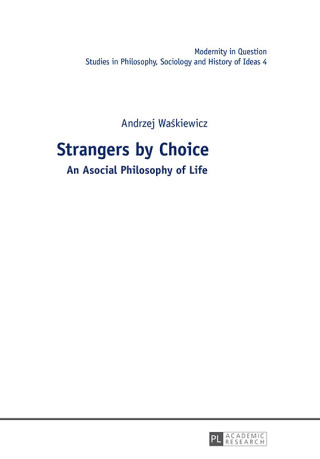 Cover image: Strangers by Choice 1st edition 9783631640401
