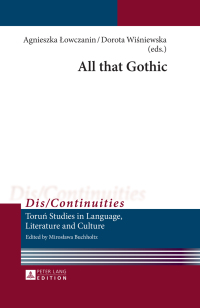 Imagen de portada: All that Gothic 1st edition 9783631638873
